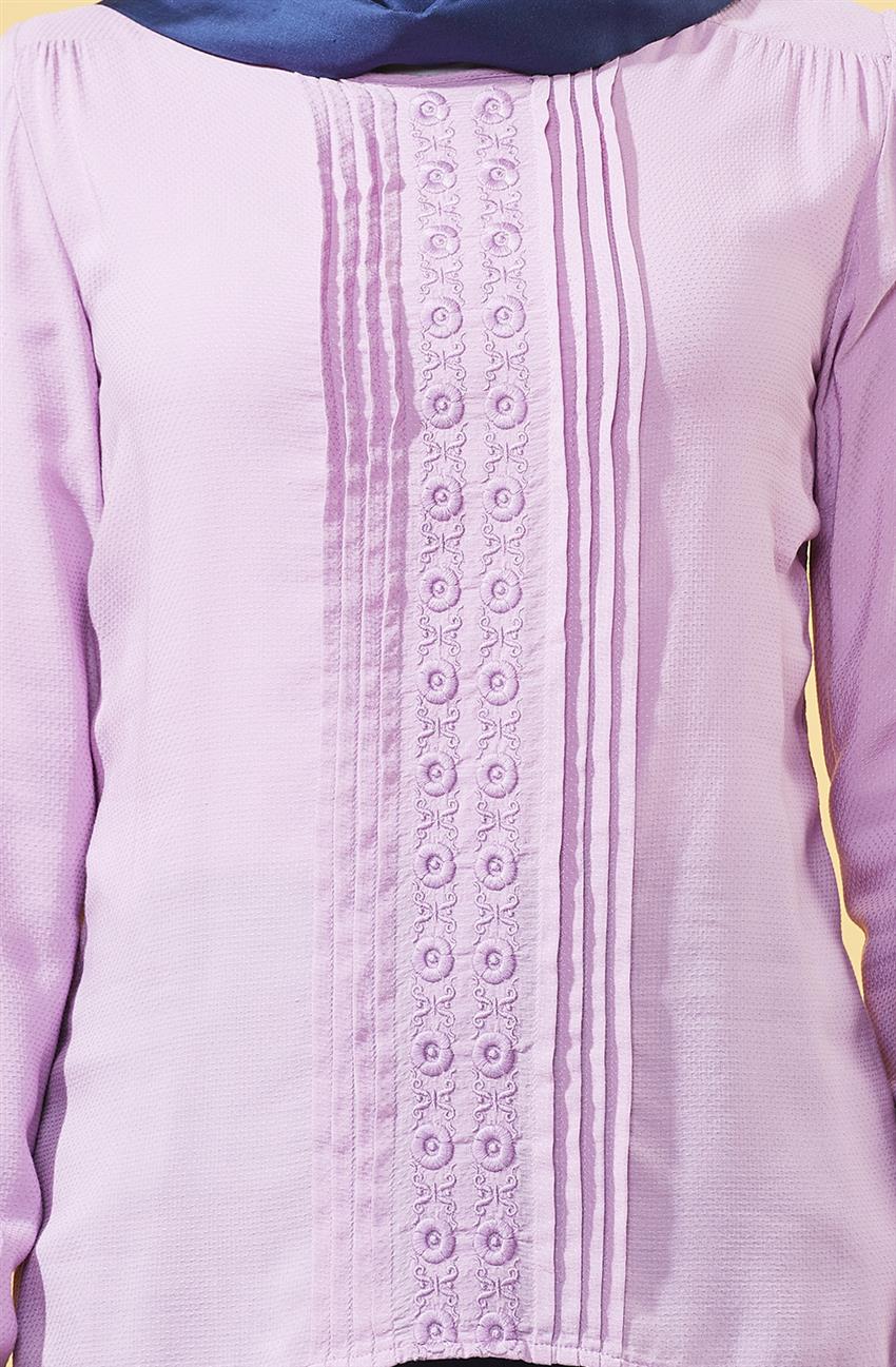 Tuğba Venn Shirt-Lilac F7090-18