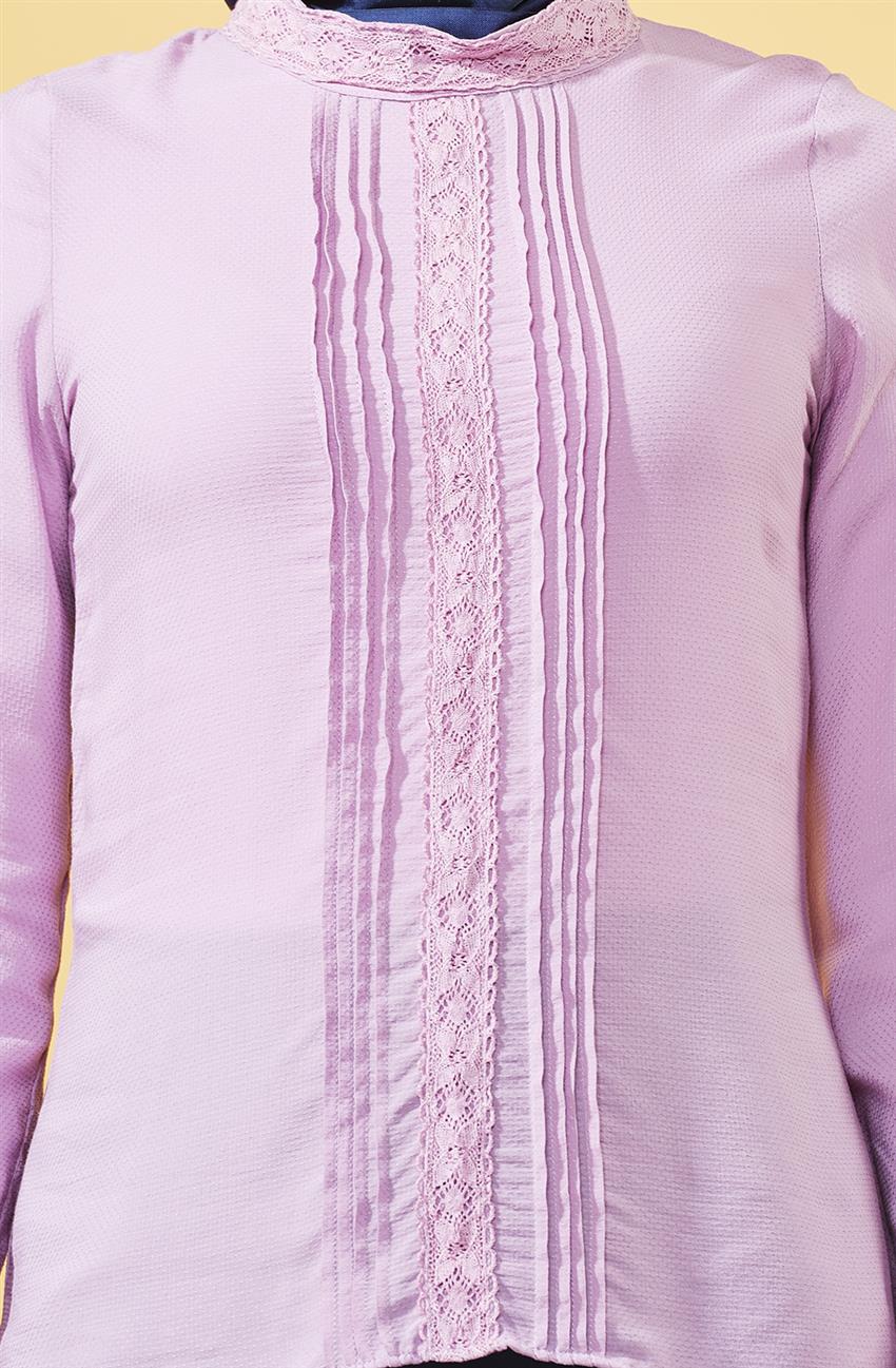 Tuğba Venn Shirt-Lilac F7128-18