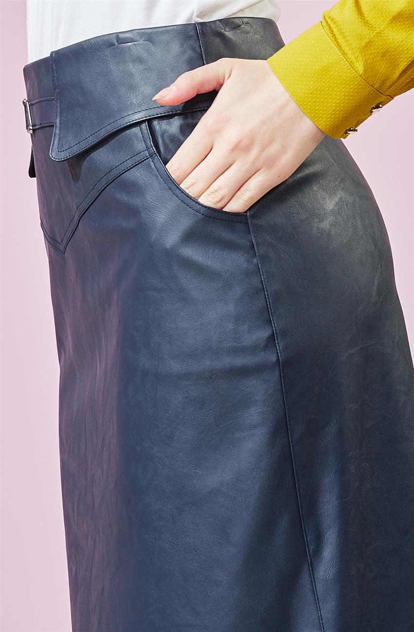 Skirt-Navy Blue Y2023-08