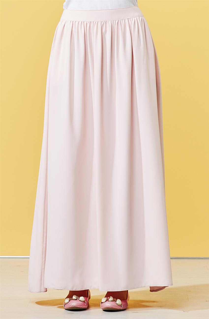 Skirt-Dried rose F7146-34