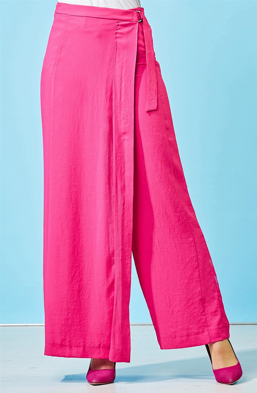 Tuğba Venn Pants Skirt-Fuchsia F7379-26