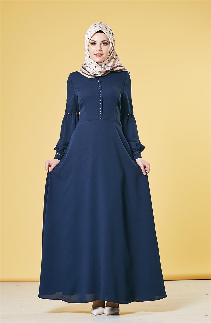 Dress-Navy Blue 1838-17