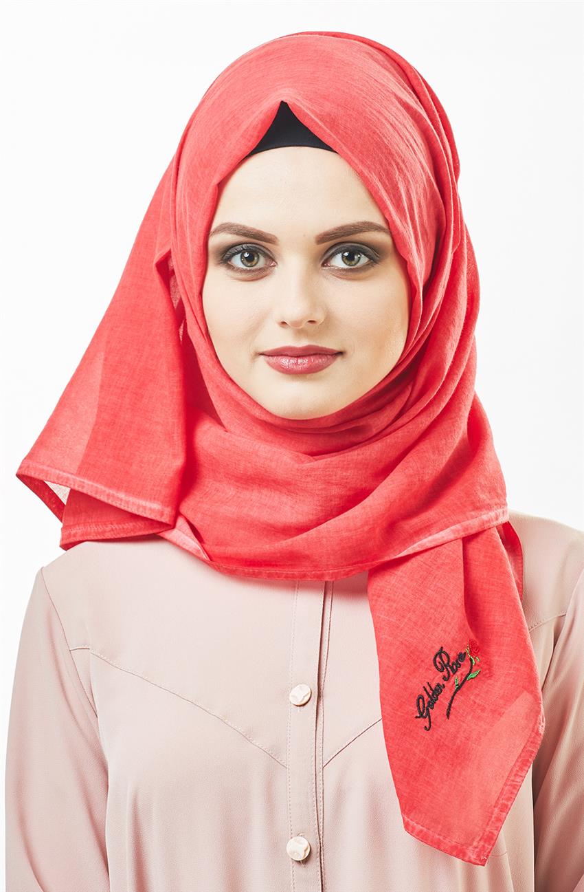 Golden Rose Jeanson Shawl-Red-34