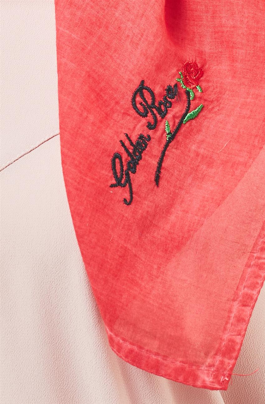 Golden Rose Jeanson Shawl-Red-34