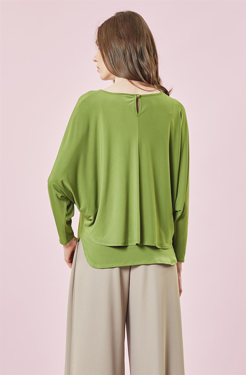 Tamia بلوزة قميص-أخضر ar-53091-21