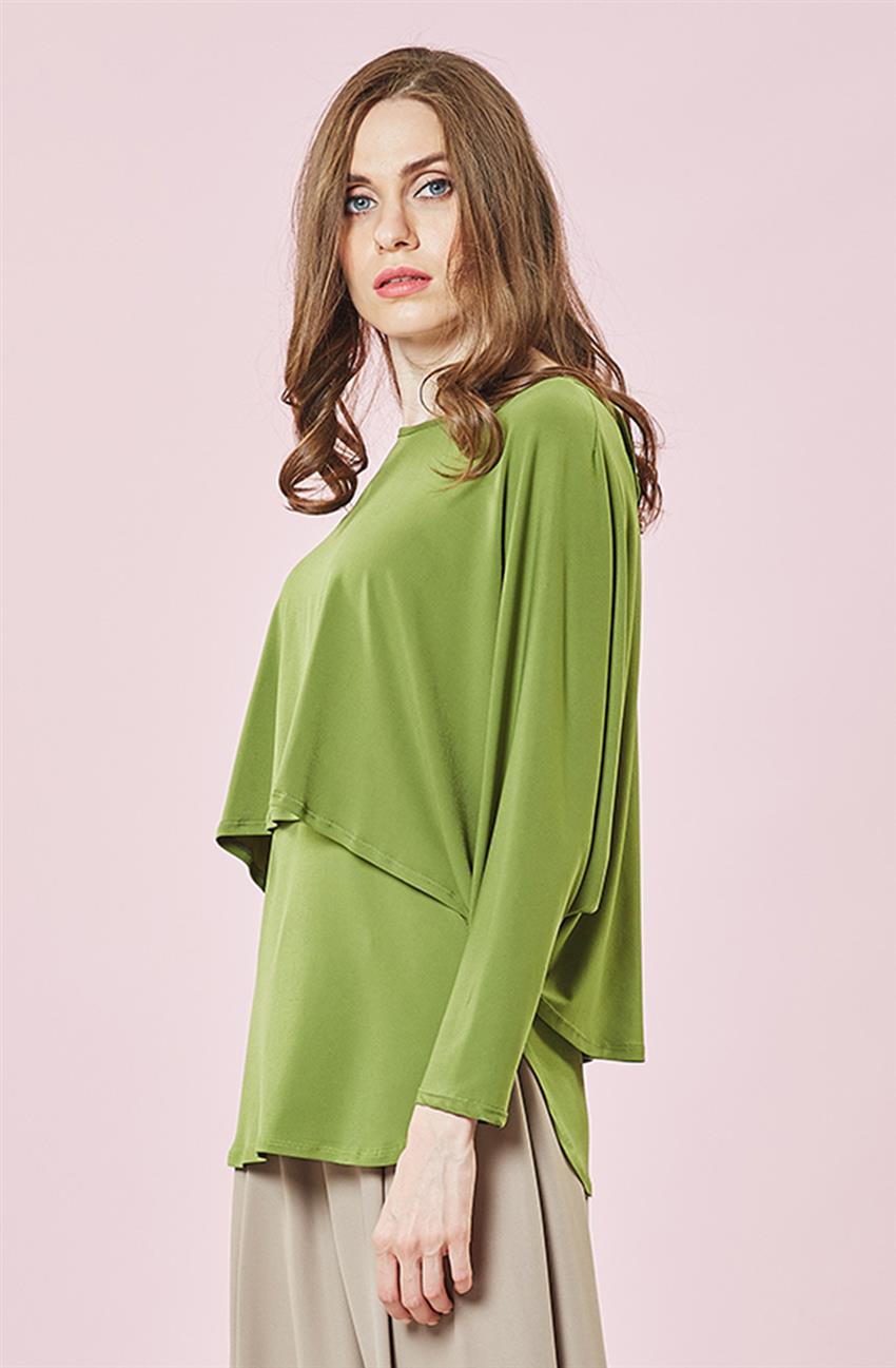 Tamia بلوزة قميص-أخضر ar-53091-21