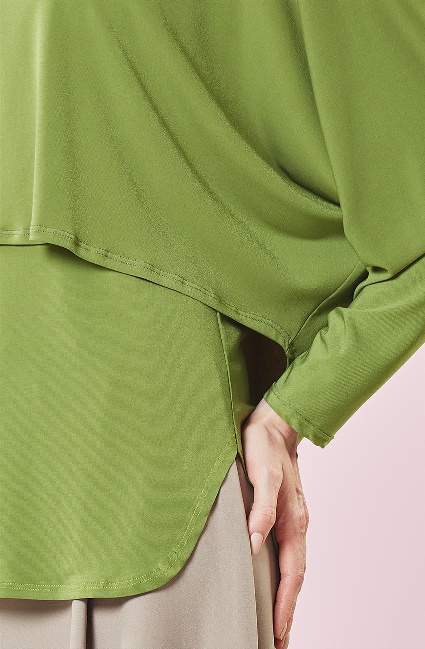Tamia Bluz Gömlek-Yeşil 53091-21