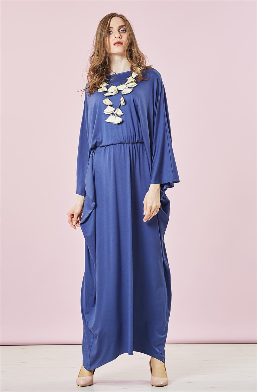Drab فستان-أزرق ar-54010-70