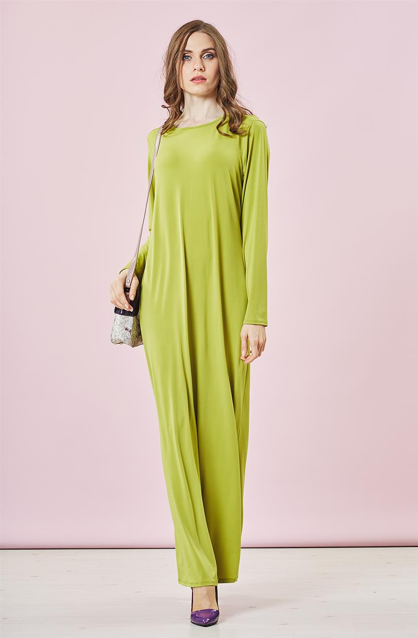 Estas Yeşil Elbise 54125-21