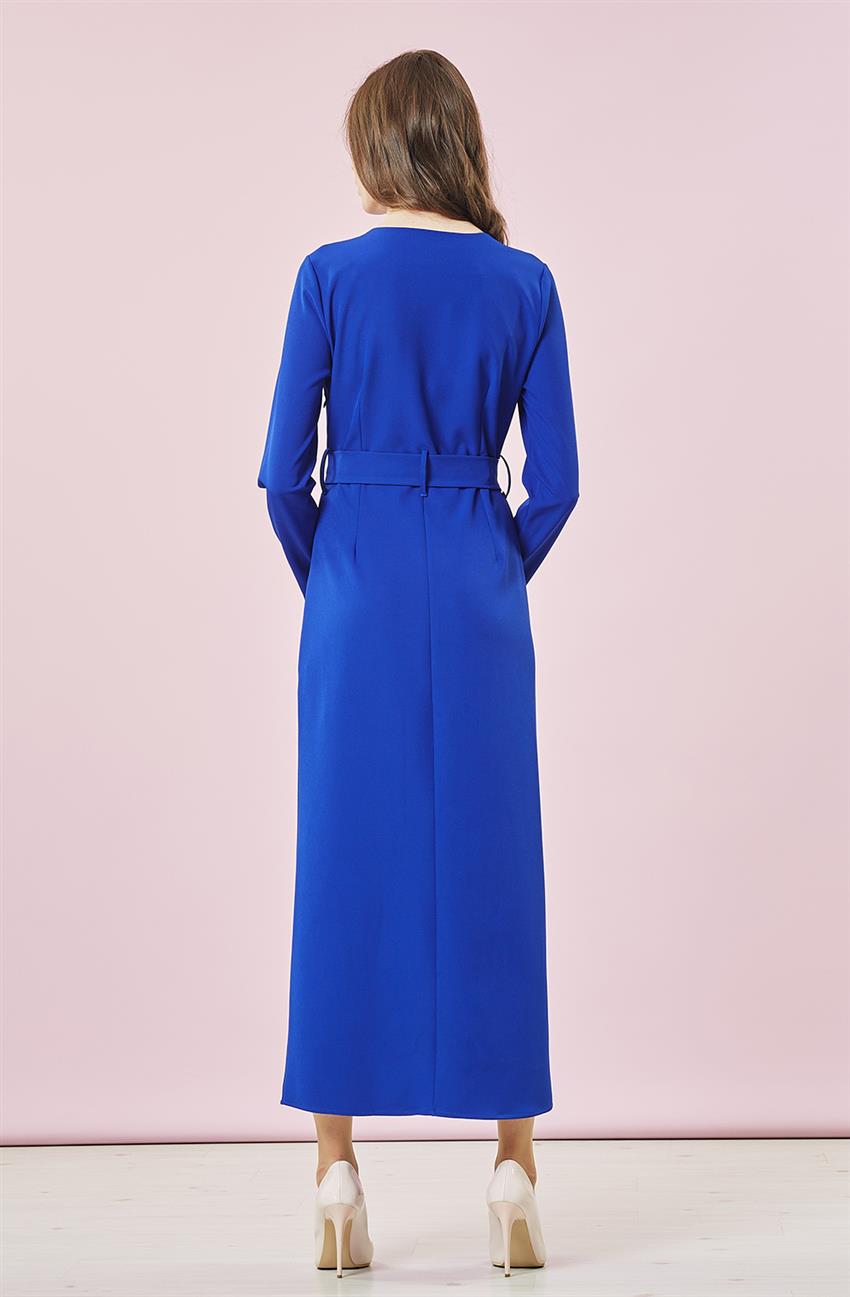 Vanilla Mavi Elbise 64000-70