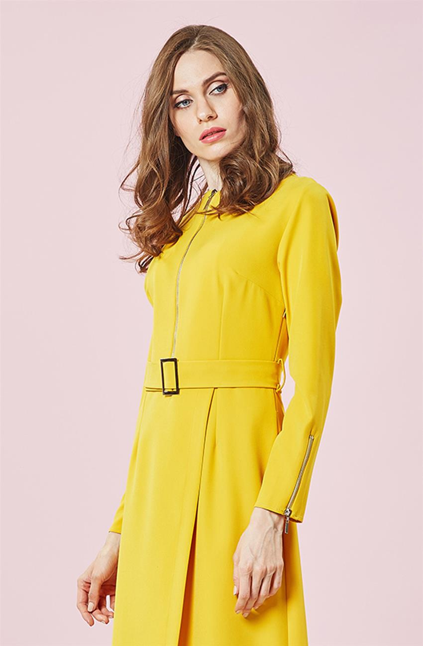 Vanilla فستان-أصفر ar-64000-29