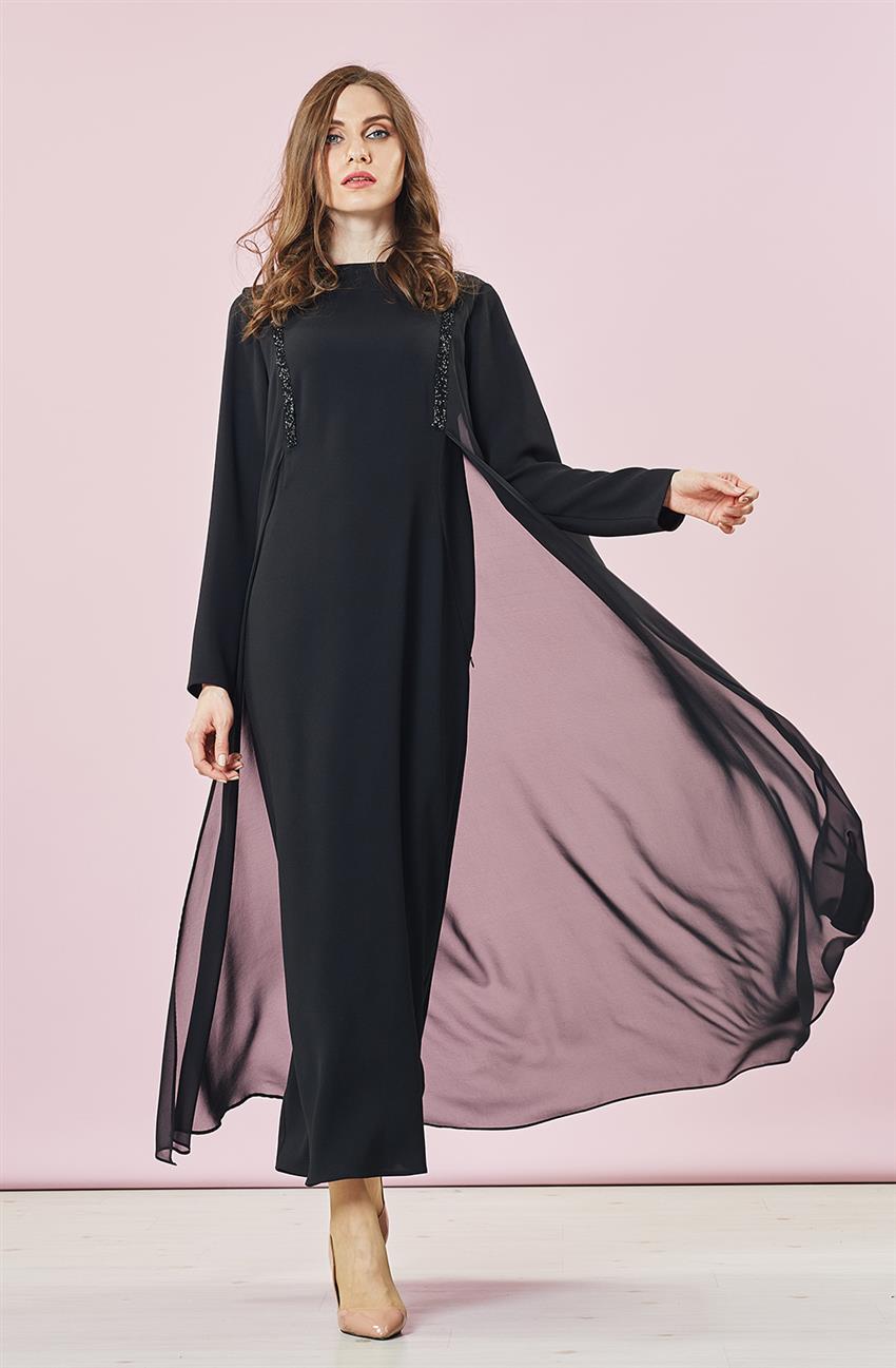 Twist فستان-أسود ar-64020-01