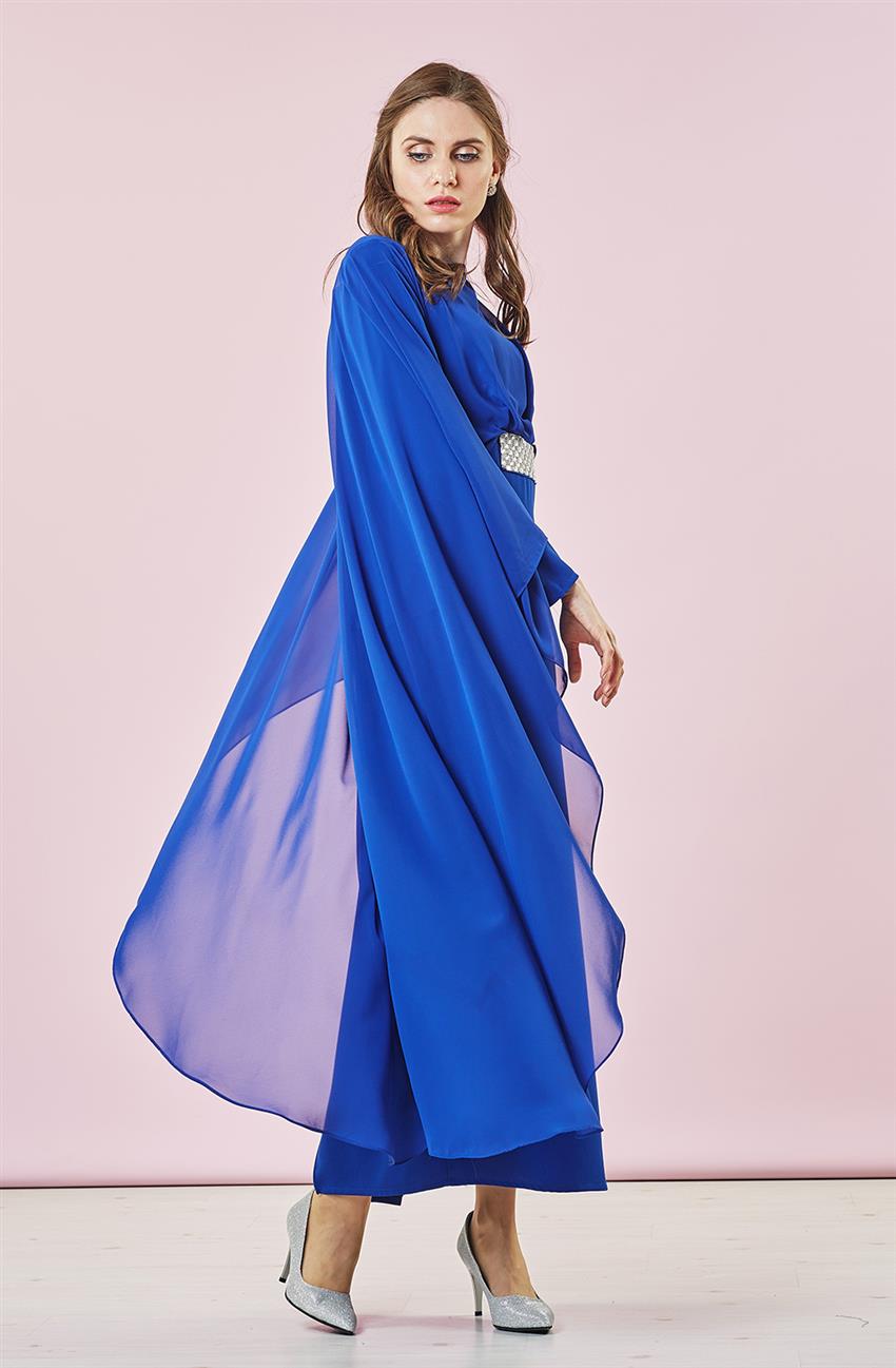 Floks فستان-أزرق ar-64043-70