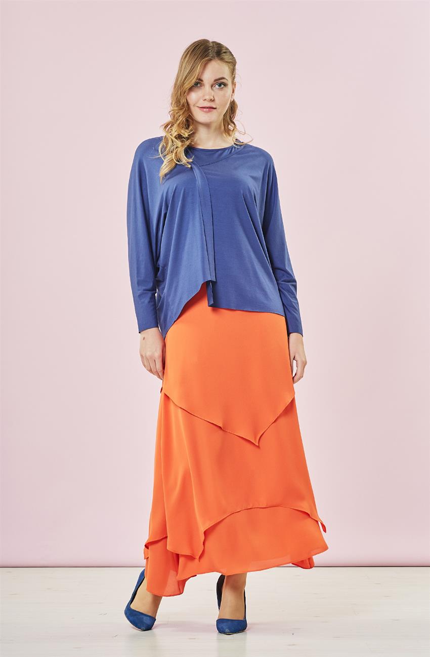 Mirror Skirt-Orange 51021-37