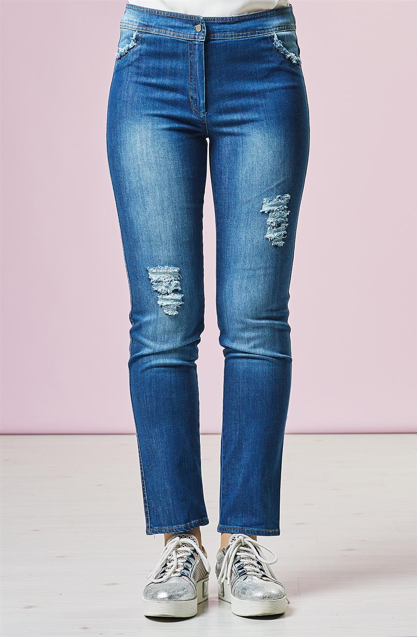Jeans Pants-Blue 52038-70