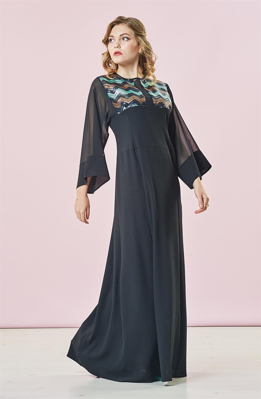 Mixta فستان-أسود ar-54025-01