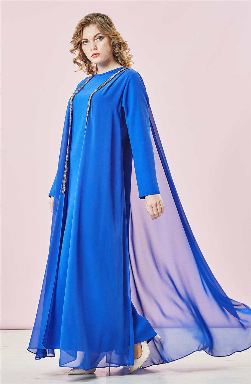 Rapid فستان-أزرق ar-63038-70
