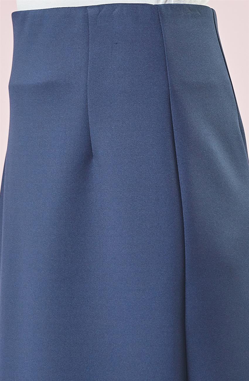 Elbow Skirt-Navy Blue 61009-17