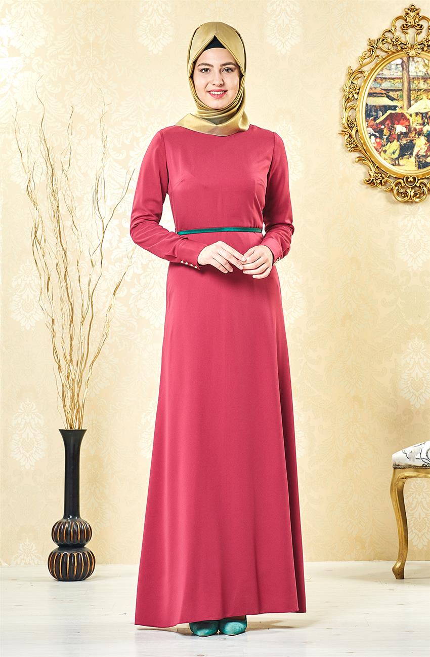 Evening Dress Dress-Cherry KA-A4-23061-87