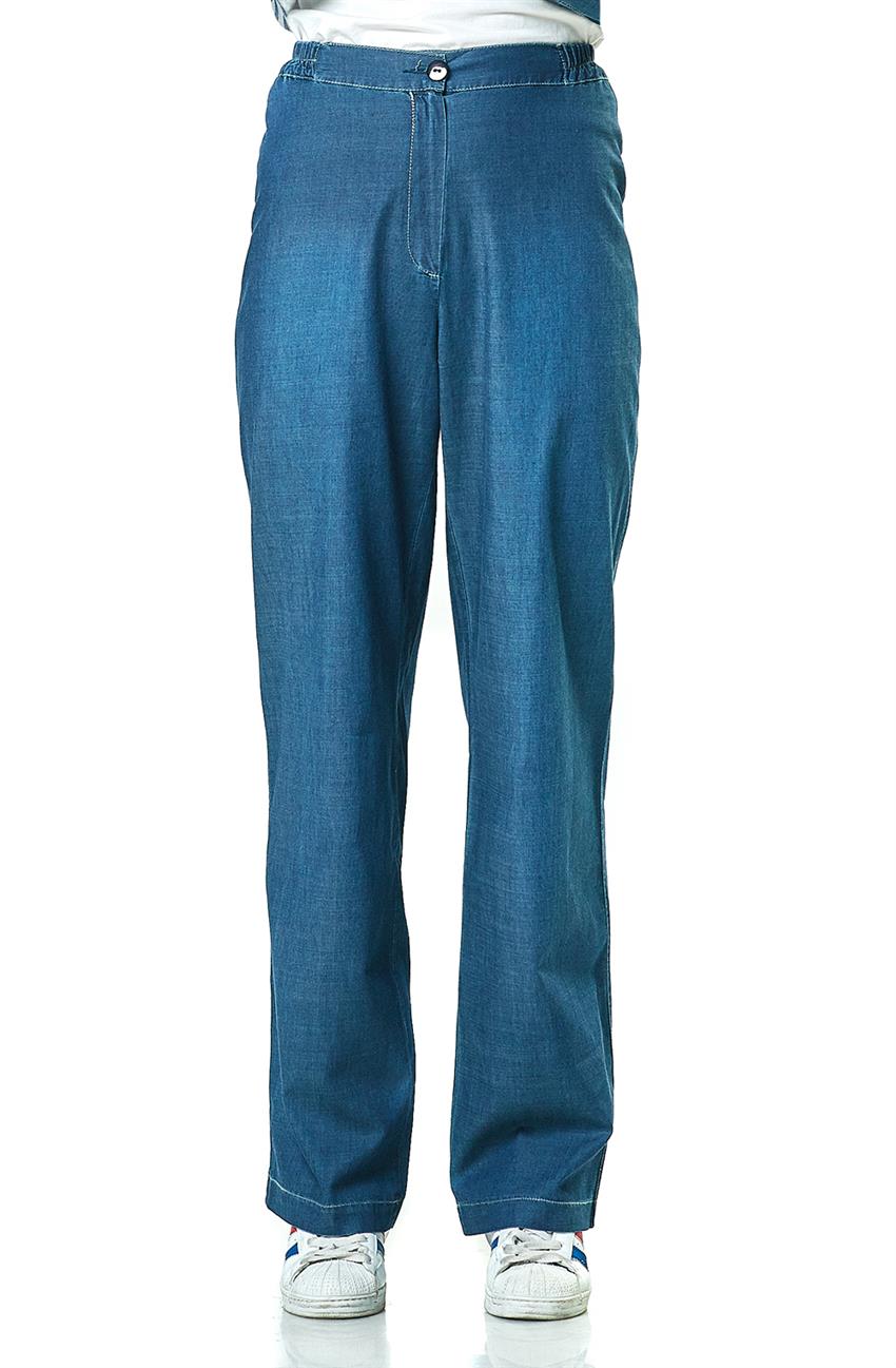 Pants Suit-Navy Blue G2391-08