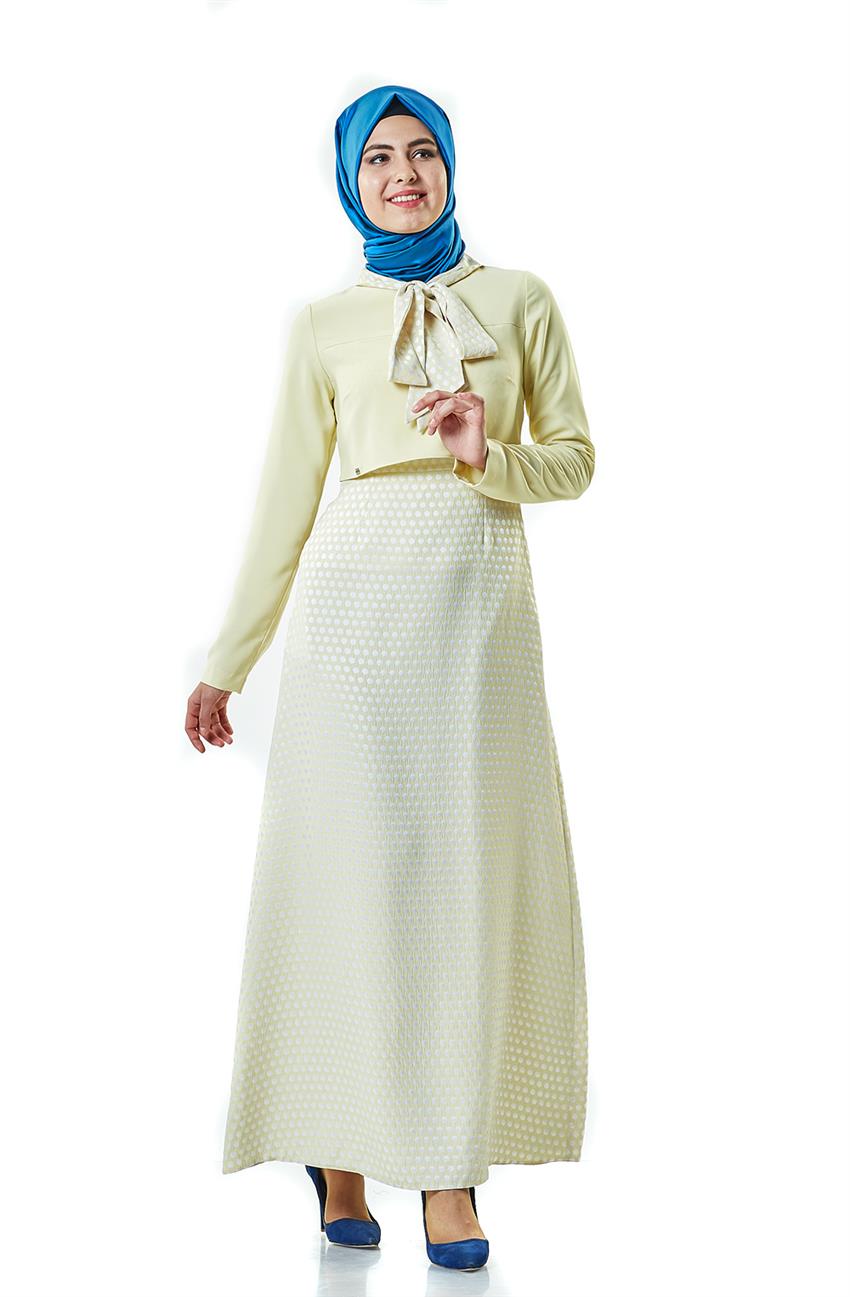Puantiyeli Abiye Elbise-Balbuğu KA-B6-23017-82