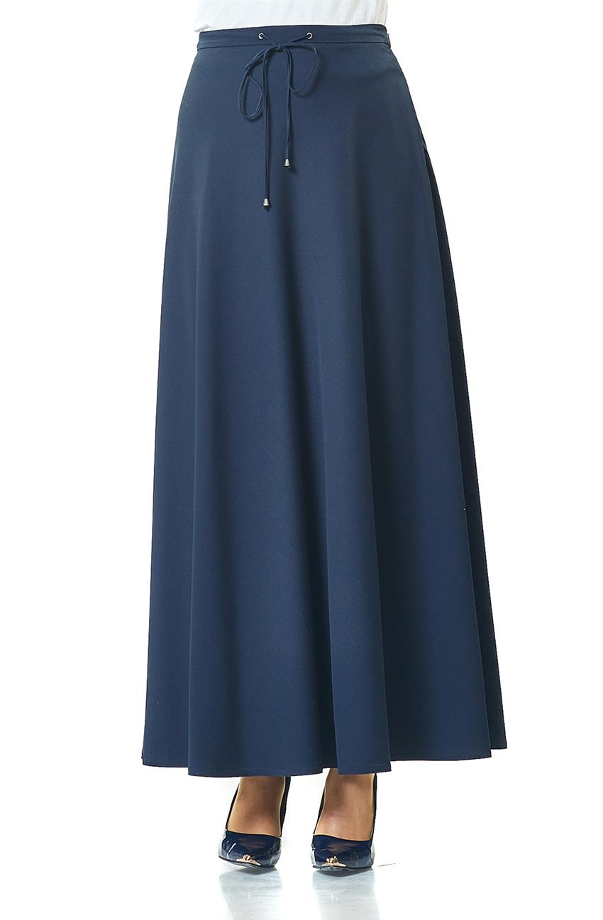 Skirt-Navy Blue H8251-08