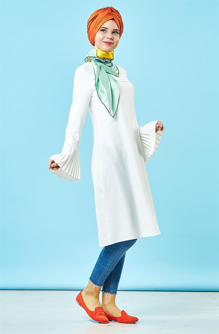 Hijab United Tunic-White 5170-02