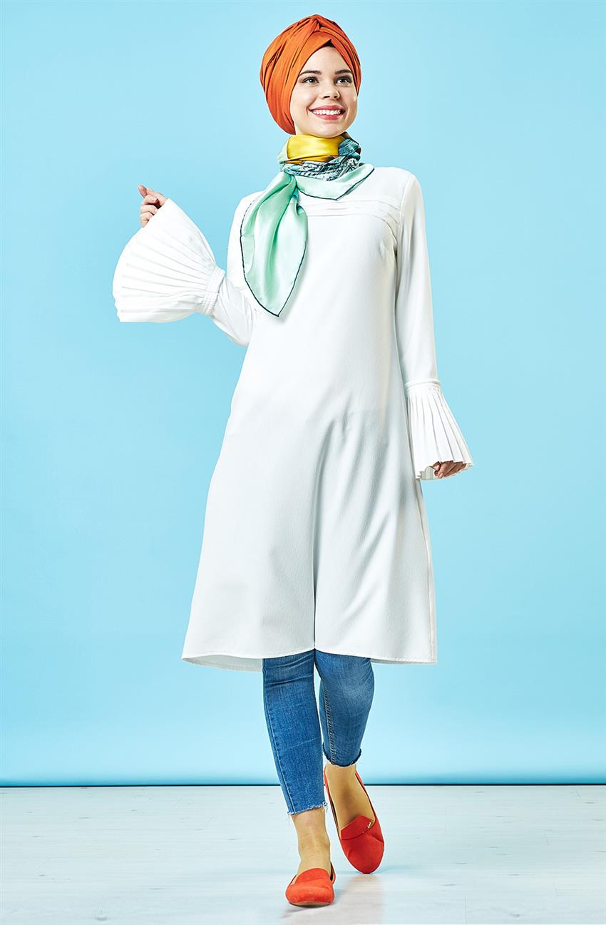 Hijab United Beyaz Tunik 5170-02