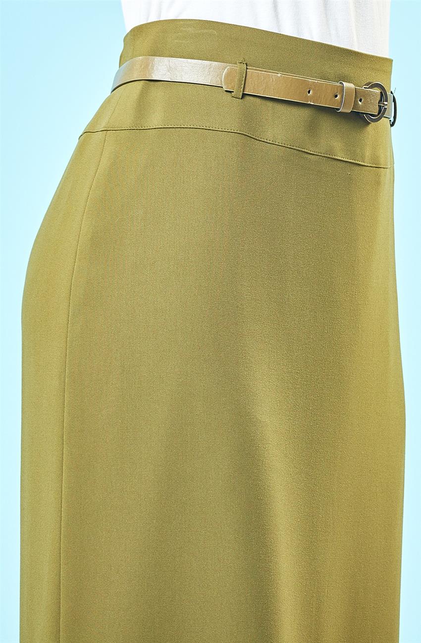 Skirt-Khaki H1007-24
