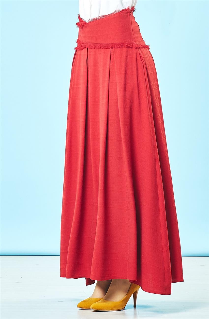 Skirt-Red H7400-11