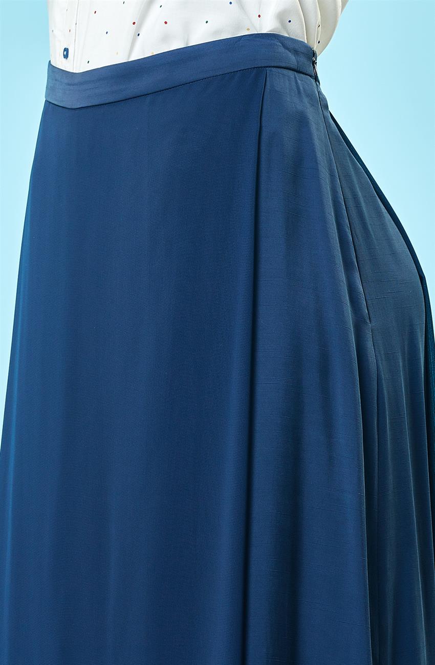 Pants Skirt-Navy Blue KA-B6-19029-11