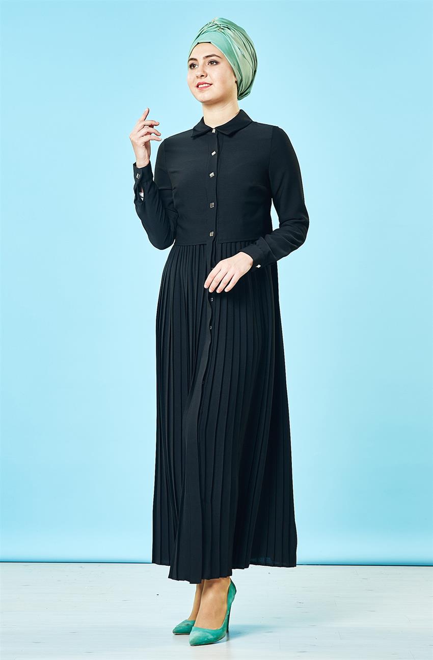 Siyah Elbise 1808-01
