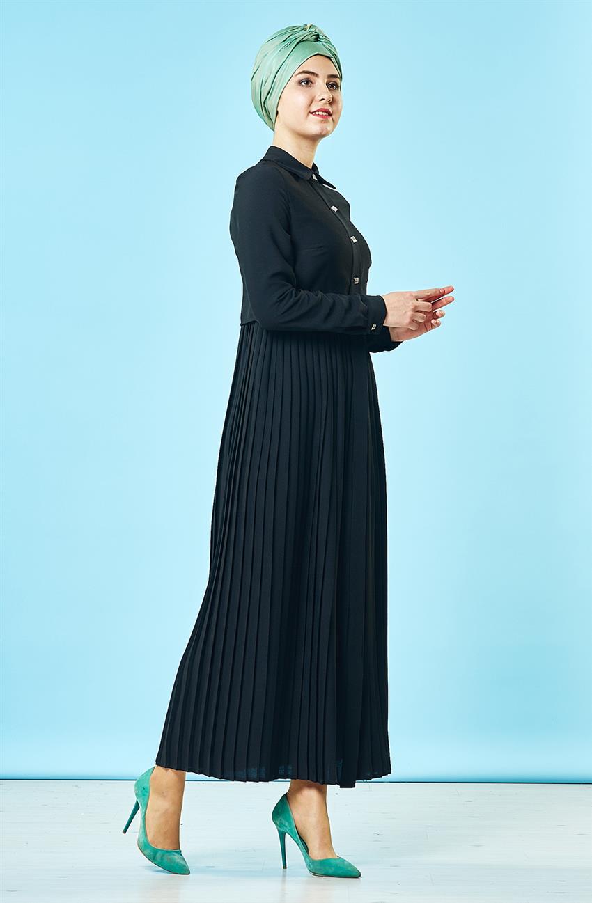 Siyah Elbise 1808-01