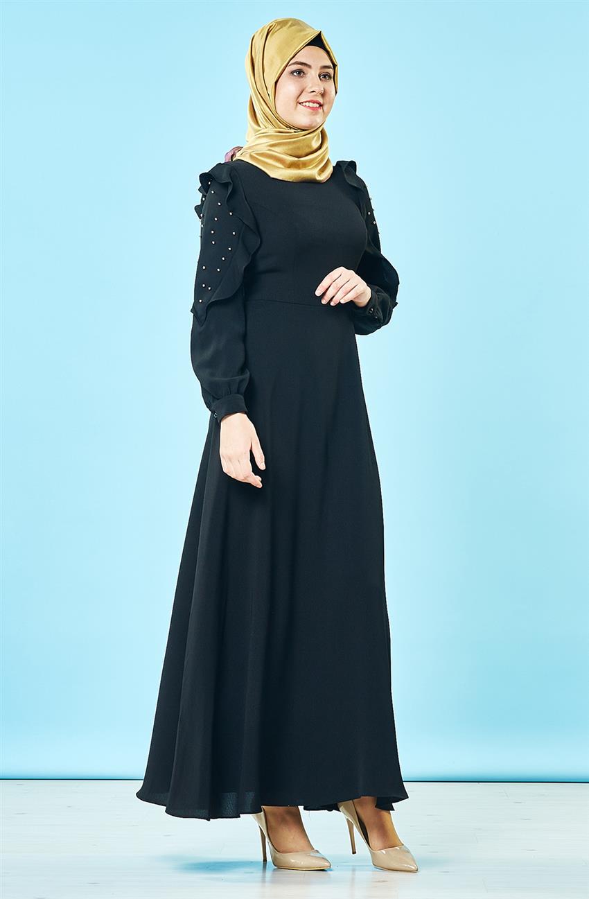 Siyah Elbise 1844-01