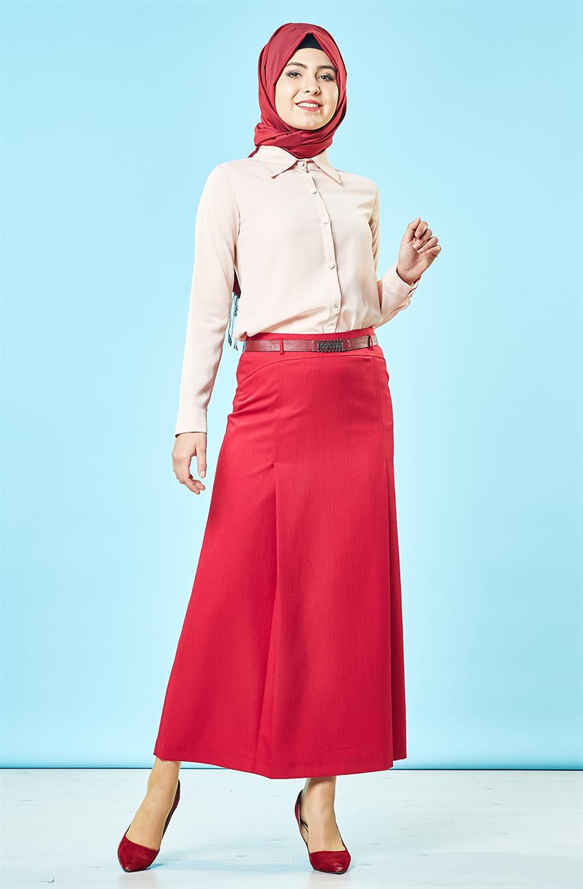 Skirt-Red H8189-11