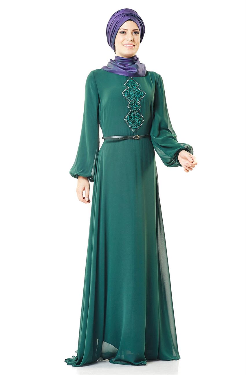 Evening Dress Dress-Green 2029-21