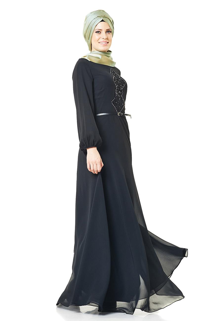 Evening Dress Dress-Black 2029-01
