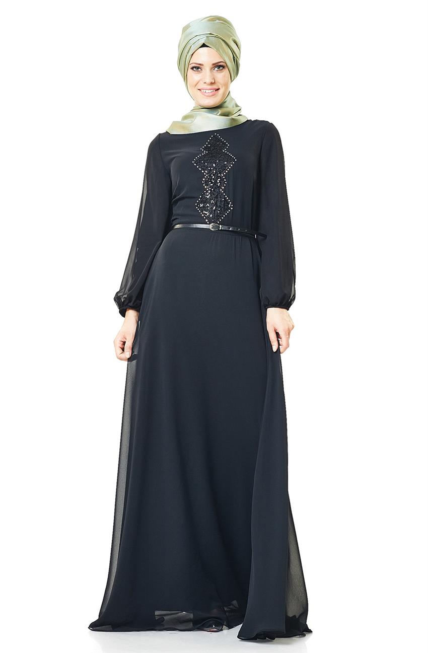 فستان سهرة فستان-أسود ar-2029-01