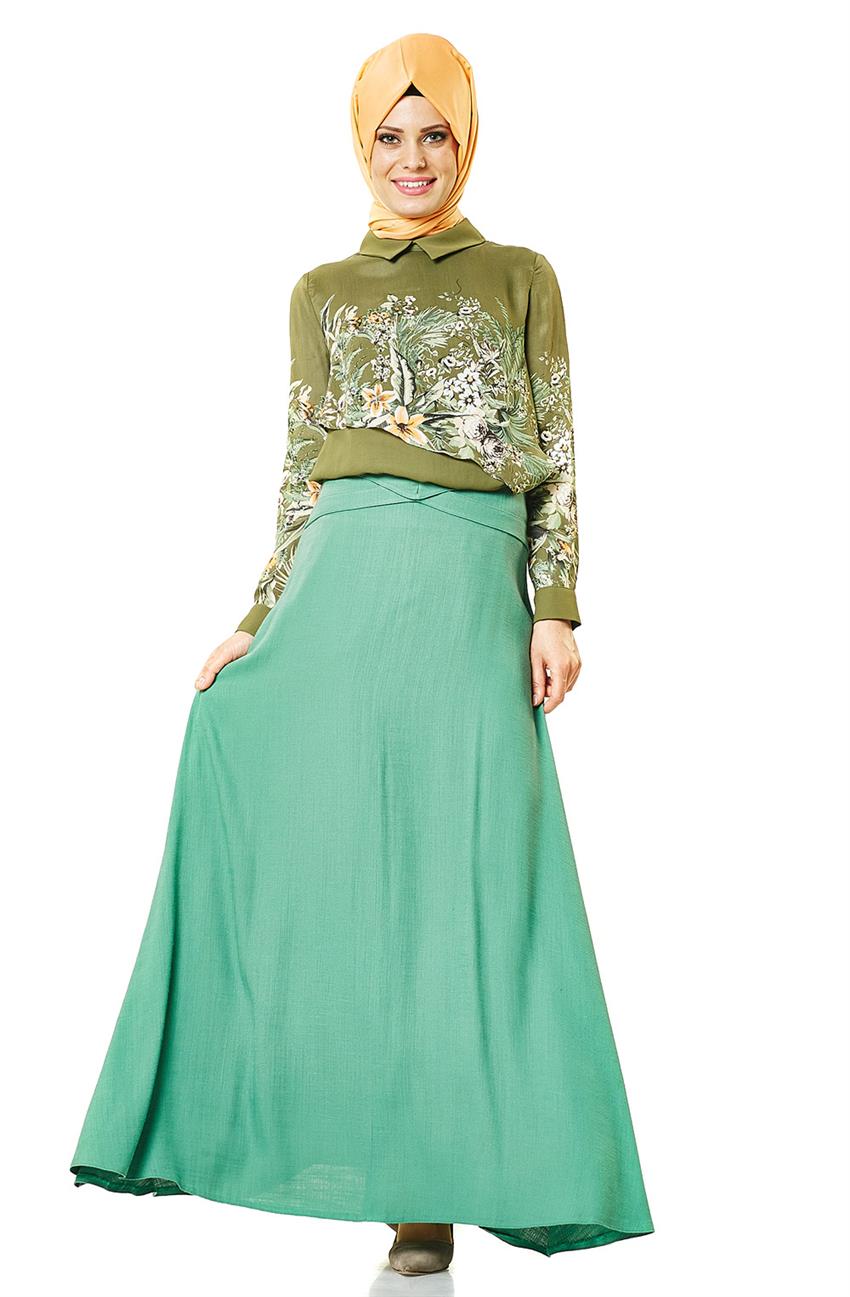 Skirt-Green H7237-22