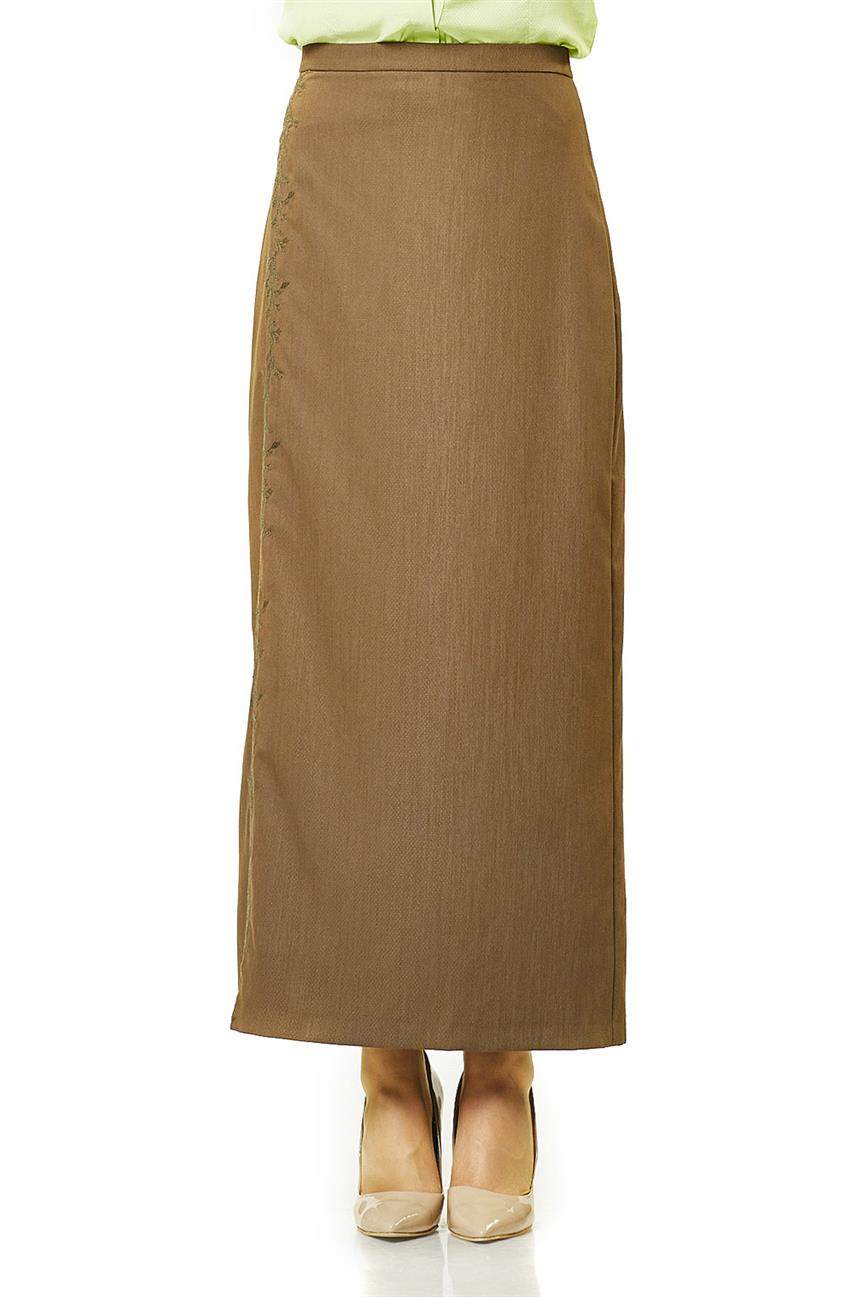 Skirt-Khaki H8277-24