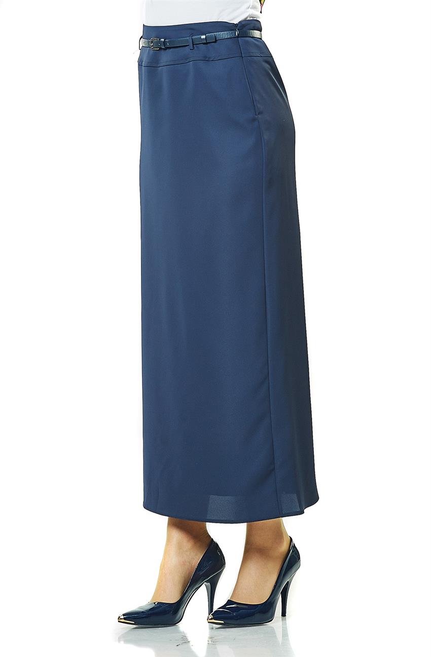 Skirt-Navy Blue H1000-08