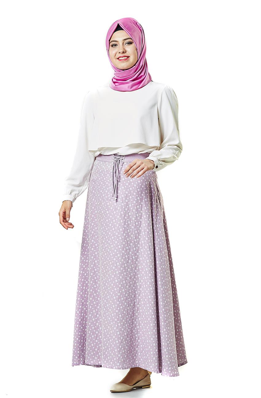 Skirt-Lilac H5120-18