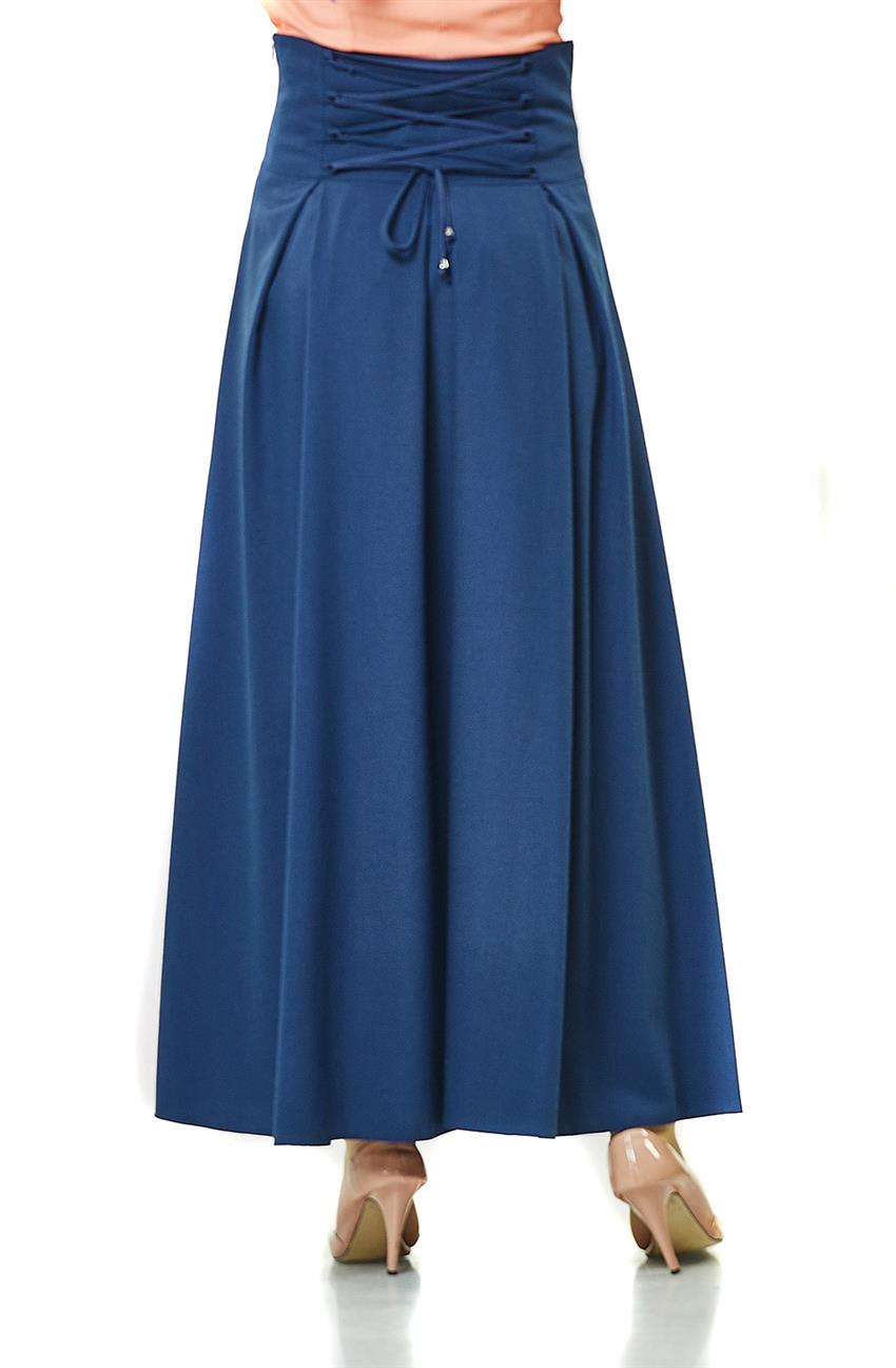 Skirt-Navy Blue H7369-08