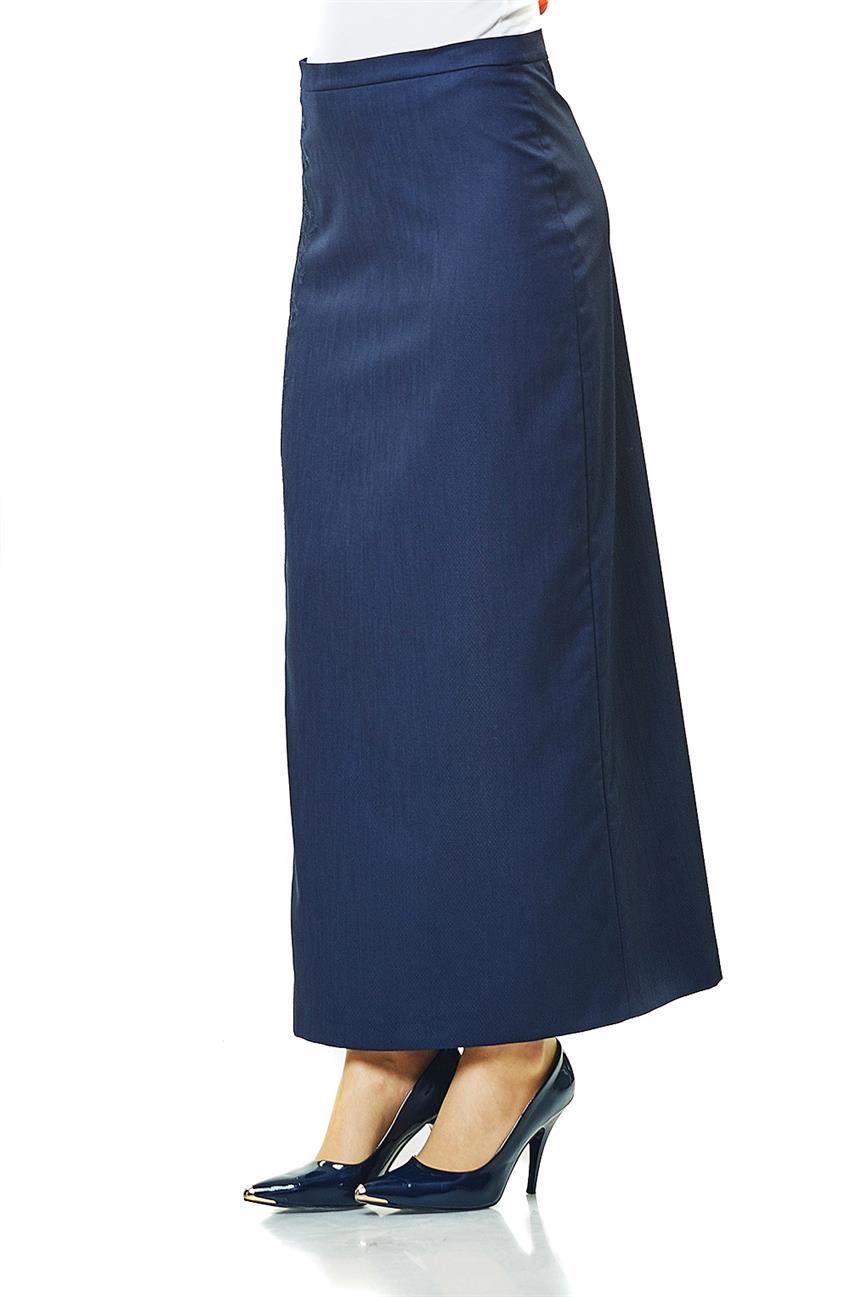 Skirt-Navy Blue H8277-08