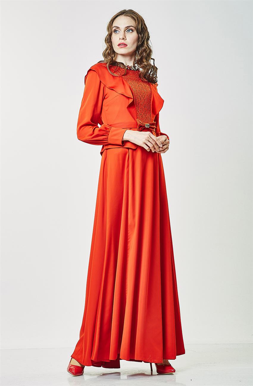 فستان سهرة فستان-أحمر DO-A4-64004-19