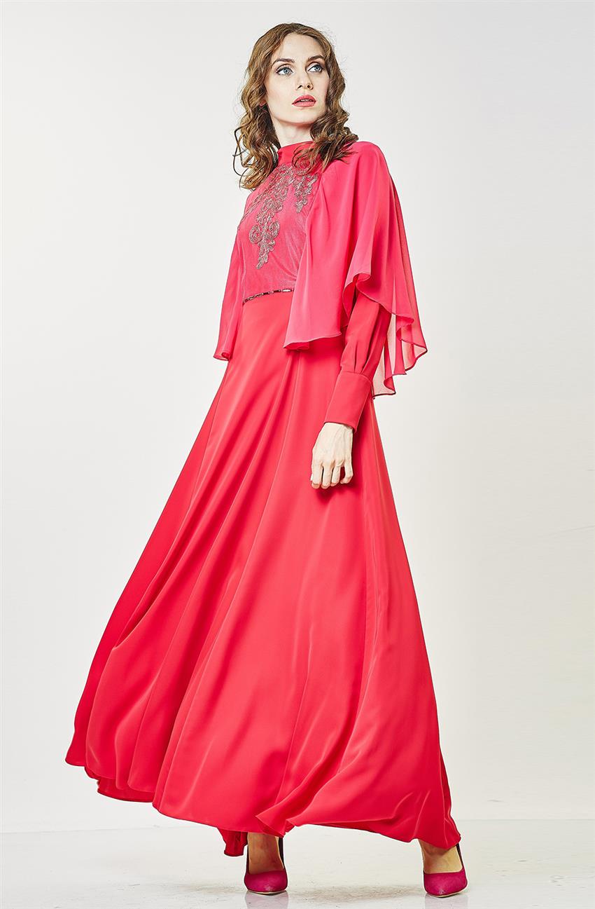 Evening Dress Dress-Pink DO-A4-64021-17