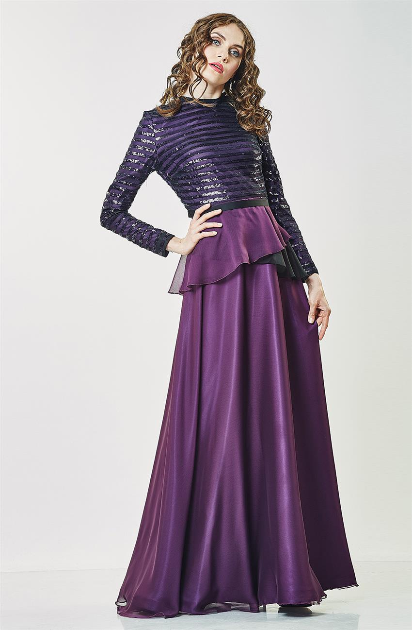 Evening Dress Dress-Purple KA-A6-23017-24