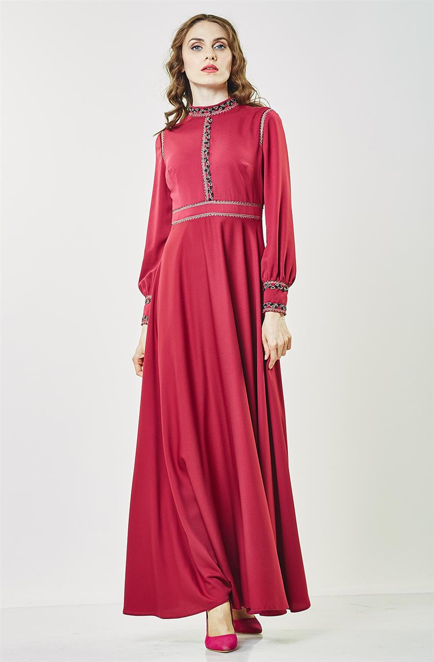 Evening Dress Dress-Fuchsia KA-A6-23022-04