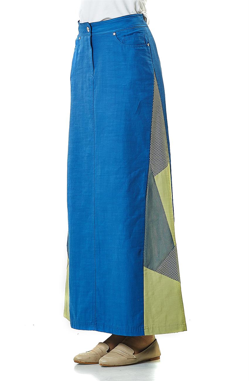 Skirt-Navy Blue KA-B6-12108-11