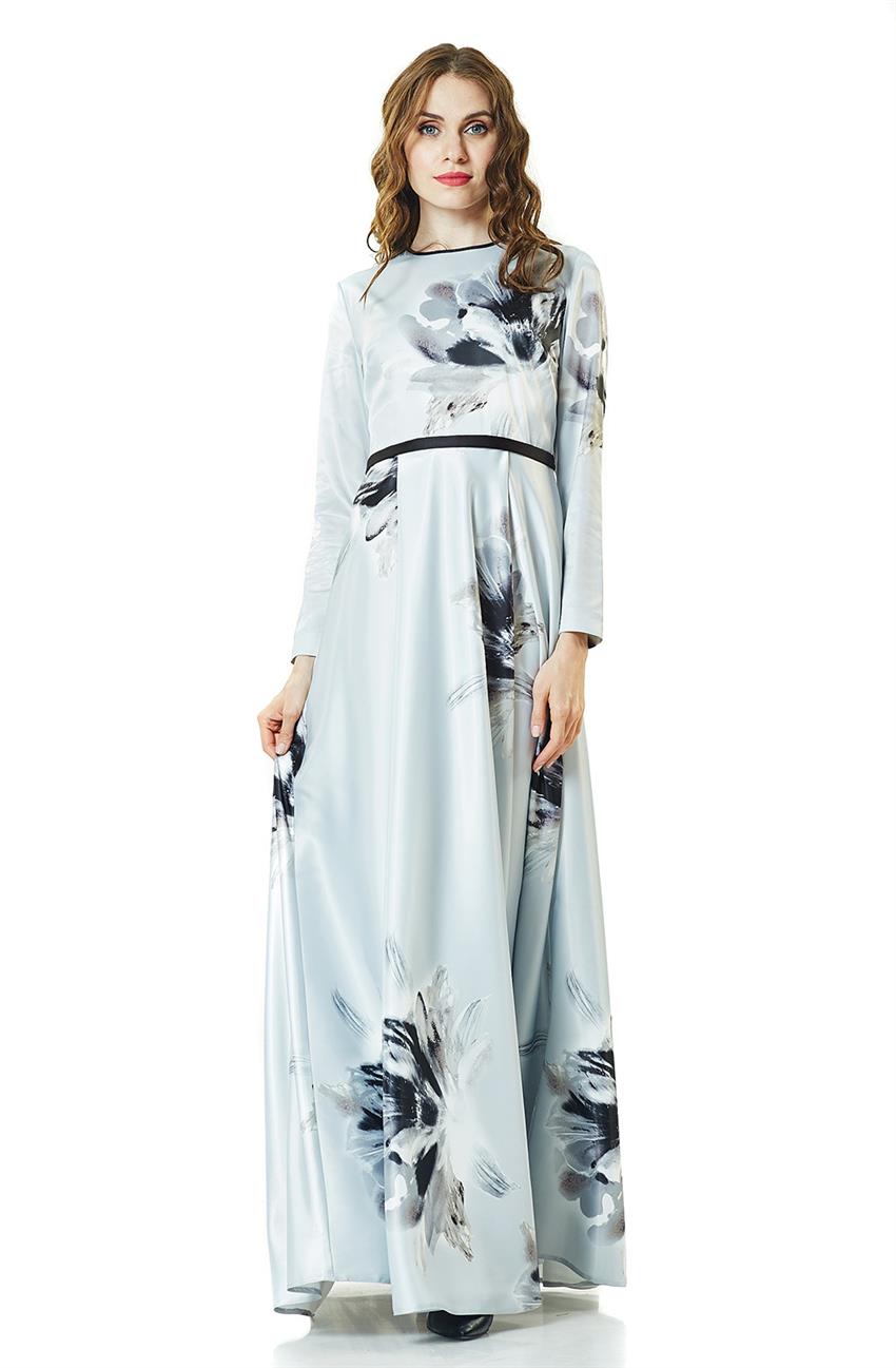 Evening Dress Dress-Gray KA-B6-23046-07